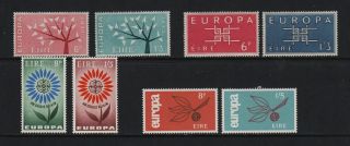 Ireland - 1962 - 65 Europa Sets,  Cat.  $ 46.  75