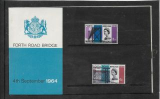 Gb 1964 Forth Road Bridge Presentation Pack.  Fine And Flat.  (506)