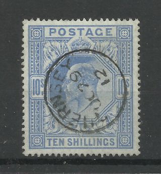 1911/13 Somerset House Sg 319,  10/ - Blue With Cds,  {tt1192 - 13}
