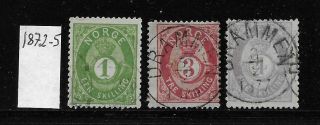Lot 78 Norway Old Stamp Lot,  2015 Cv $90.  00