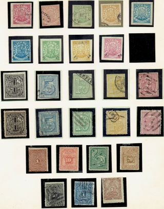 Uruguay.  Classic Stamps.  From Ivert 18 To 45.  Mixed.  Very Good Lot