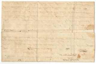 1794 BARBADOS TO GREAT BRITAIN COVER,  SCARCE CANCEL,  TOP RARITY 2
