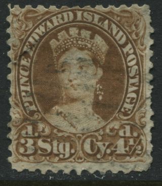 Prince Edward Island 1870 4 1/2d Brown