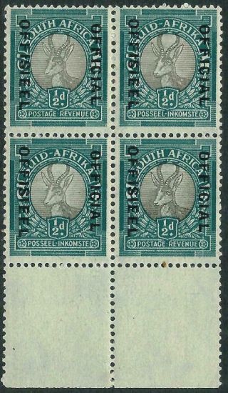 South Africa 1937 Kgv ½d 
