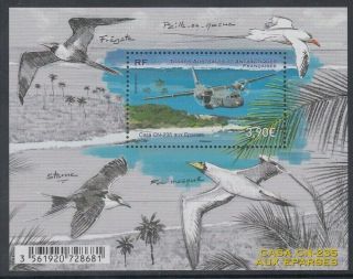 French Southern & Antarctic Territory 2017 Taaf Antarctic Avion Plane Birds M/s