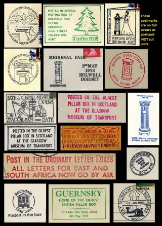 Letter/Post Box Postmarks (Hand stamp,  Slogans,  Cachet and Instructional) 7