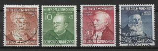 Germany - 1952 Charity Stamps - Set