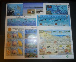 Pacific Trust Territories Marine Life 31 S.  S.  /sheetlets NH face val $137.  37 3