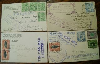 TONGA TIN CAN MAIL 1930 1934 1935 1936 1937 1938 PAQUEBOT SHIP MAIL COVERS (T01) 7