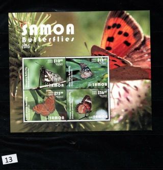 == Samoa 2015 - Mnh - Butterflies
