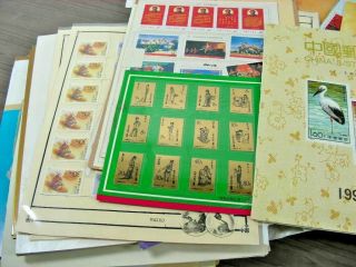 China,  Prc,  Accumulation Of Stamps,  Sheets,  & Others