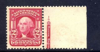 Us Stamps - 319 - Mnh - 2 Cent Washington Issue - Cv $15