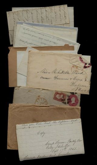 Group Of Idaho Territory Civil War Letters Famous Writer -