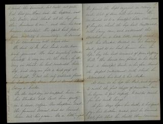 Group of IDAHO TERRITORY Civil War Letters Famous Writer - 4