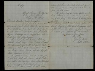 Group of IDAHO TERRITORY Civil War Letters Famous Writer - 7