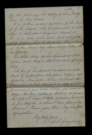 Group of IDAHO TERRITORY Civil War Letters Famous Writer - 8