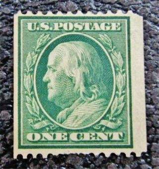 Nystamps Us Stamp 385 Og H $45 Franklin