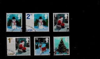 GB 2006 CHRISTMAS Stamps Set 6v VERY FINE SG2678 - 2683 REF:A126 2