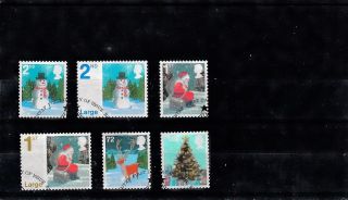 GB 2006 CHRISTMAS Stamps Set 6v VERY FINE SG2678 - 2683 REF:A126 3