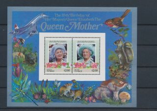 Lk73331 Tuvalu Elizabeth Queen Mother Royalty Good Sheet Mnh