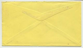 CHARLESTON SC 1886 210 yellow envelope Imprint 