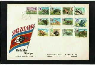 Swaziland - 1969 - Definitive - First Day Cover - With Mbabane Cds Postmarks