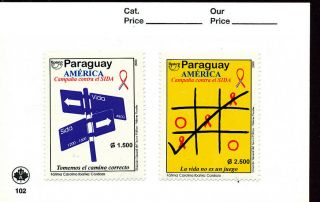 Aids Blood Disease Health Medicine 2000 Paraguay Mnh