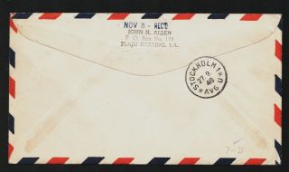 1946 SAS Flight Cover NY to Sweden Signed By Albert Goldman NYC Postmaster A340 2