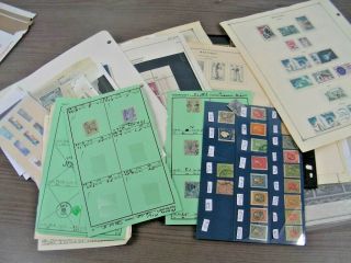 Ww,  France,  Accumulation Of Stamps In Glassines,  Stock Pages & Others