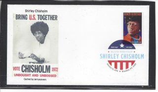 Shirley Chisholm Fdc 2014 Brooklyn,  York Only One Made