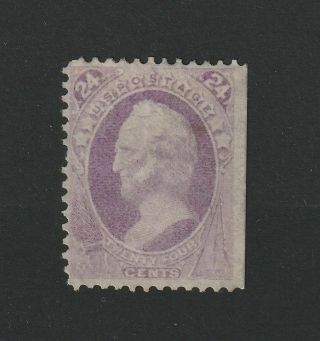 Usa 1875 Scott 175 Winfield 24 Cts No Grill Perforation 12 Vf Mng