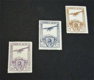 Nystamps Spain Stamp C12 - C15 Og H $36
