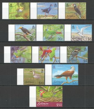 A757 Solomon Islands Fauna Birds 1set Michel 42 Euro Mnh