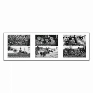 Wwii Ww2 D - Day 75th Anniversary Set Of Six Special Stamps