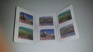 Error Canada 2015 Unesco World Heritage Sites 6 Stamps Booklet Recalled