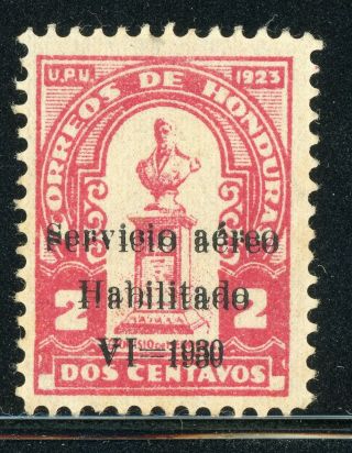 Honduras Mh Air Post Specialized: Sanabria 61var Double Blk Ovpt W/o Oficial