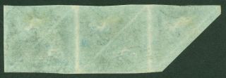 SG 4a Cape of Good Hope 1853 4d Blue block of 5.  Fine with good to large. 2