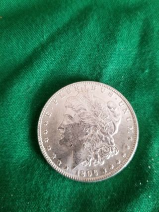 1896 - P Bu Silver Morgan Dollar Great Looking Coin A Coin