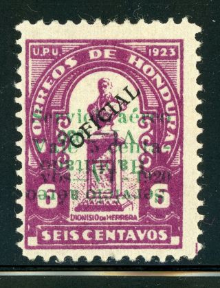 Honduras Mh Air Post Specialized: Sanabria 53bvar 5c/6c " 1920 ",  Ovpt Invert $$
