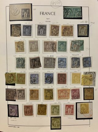 1849 - 1955 France Large stamps book lot 709 11