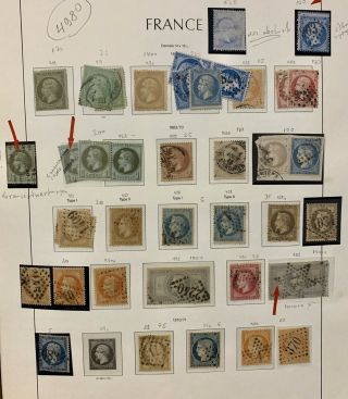 1849 - 1955 France Large stamps book lot 709 4