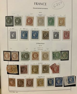 1849 - 1955 France Large stamps book lot 709 6