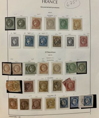 1849 - 1955 France Large stamps book lot 709 7