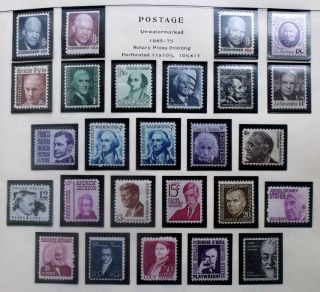 Buffalo Stamps: Scott 1278 - 1295 Plus,  Nh/og & Vf,  Fv = $9.  25