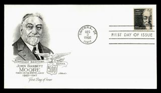 Dr Who 1966 Fdc Prominent Americans John B Moore Artmaster Cachet $5 E68570