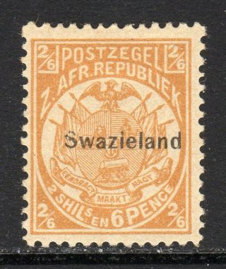 Swaziland 1889 - 90 2s.  6d.  Buff Sg7 M/mint (high Cat)