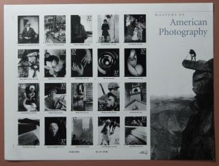 Scott 3649 American Photography Sheet (face Value - $7.  40)