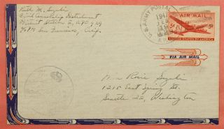 1947 Apo 929 In Japan Airmail Cover To Usa