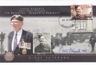 (28392) Dominica Fdc Signed D - Day 2004 No Insert