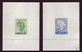 Liberia Sc 389/c125 Mnh.  1960 Technical Cooperation Issue,  Deluxe Proofs,  Vf